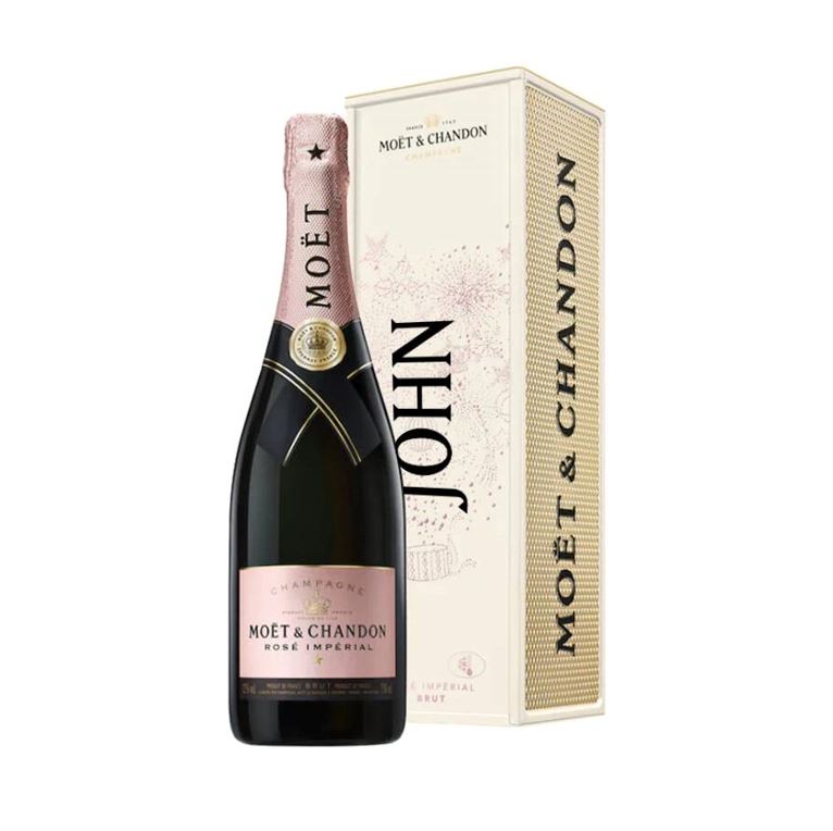 Moet & Chandon Brut Imperial Rose Metal Gift Box Sparkling Wine, Rose Wine, Champagne  Rose, Champagne